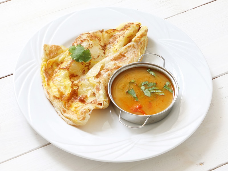 Hawker food for kids Singapore - Roti Prata
