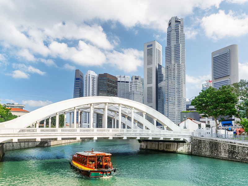 image of Singapore river Singlish words