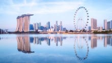 image of Singapore skyline for Singlish story