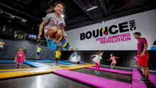 Bounce Singapore - trampoline park - indoor playground - play area