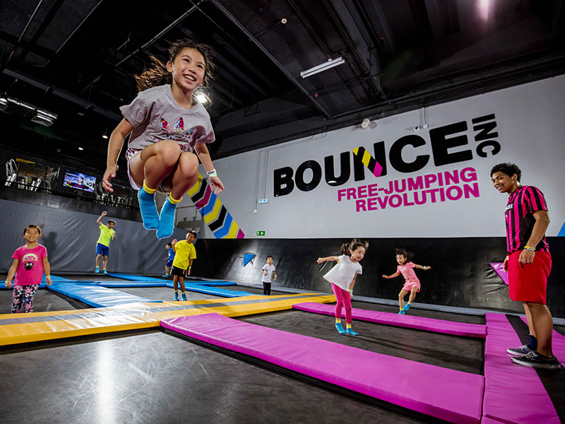 Bounce Singapore - trampoline park - indoor playground - play area 