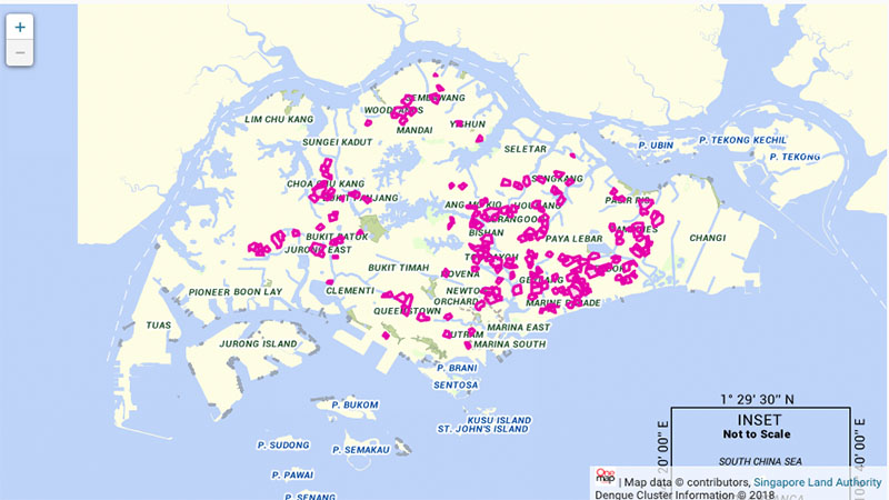Dengue Clusters in Singapore
