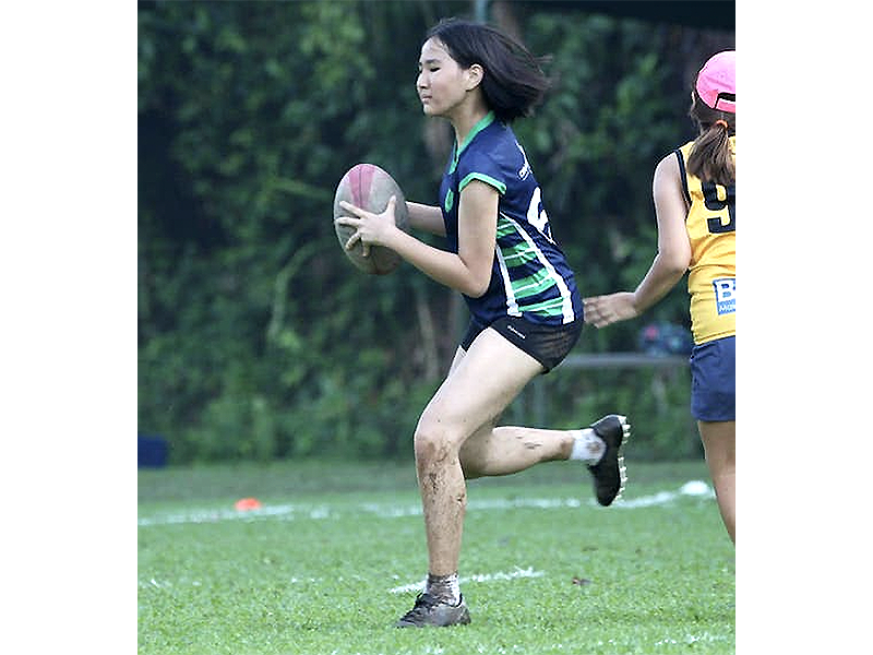 female touch rugby kids sports Dragons Rugby