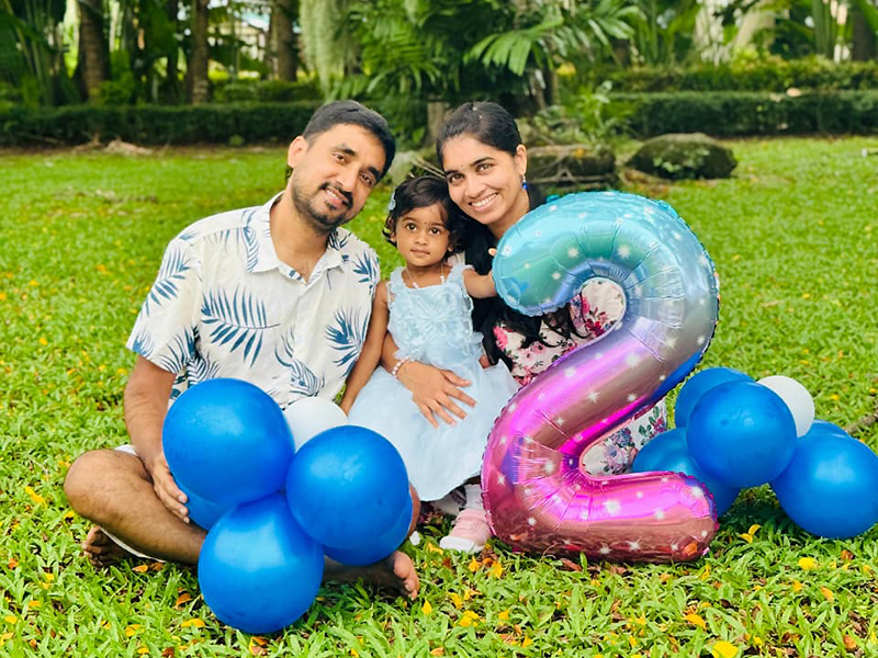Vara Prasad and Chandra Moulika, parents of Manasvini Chikri, are delighted by the parent-accompanied playgroup at Mosaic Preschool