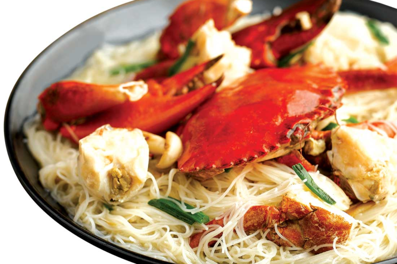 crab bee hoon singapore recipe
