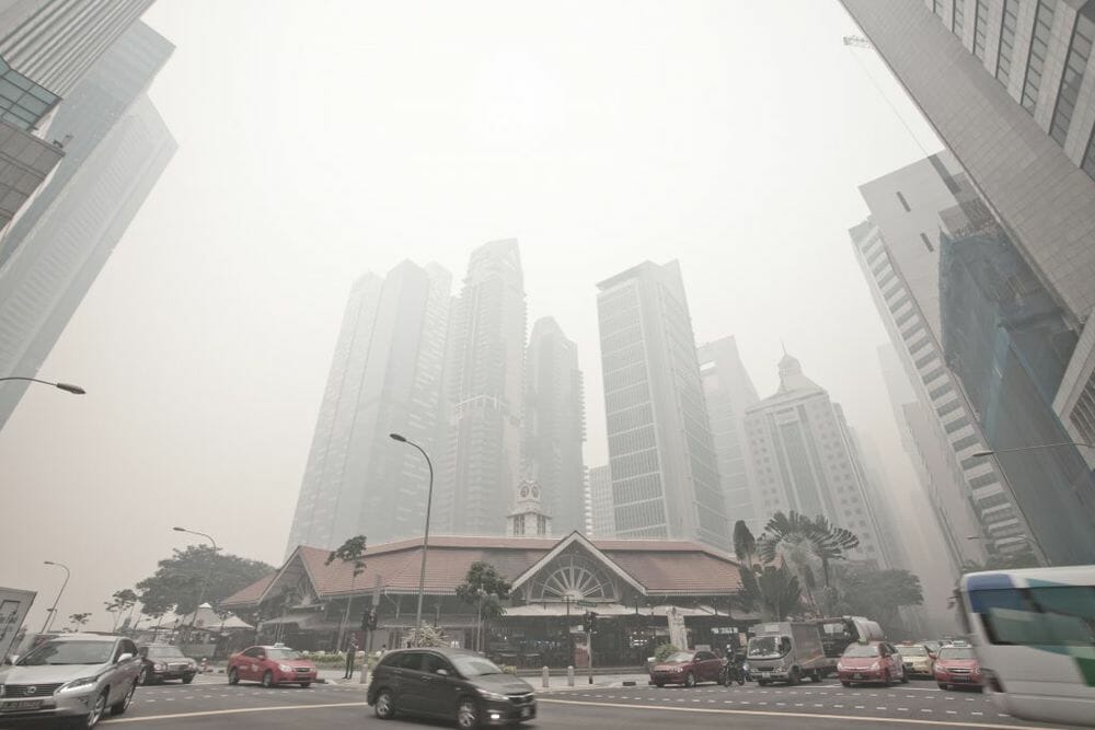 The haze in Singapore can get quite bad