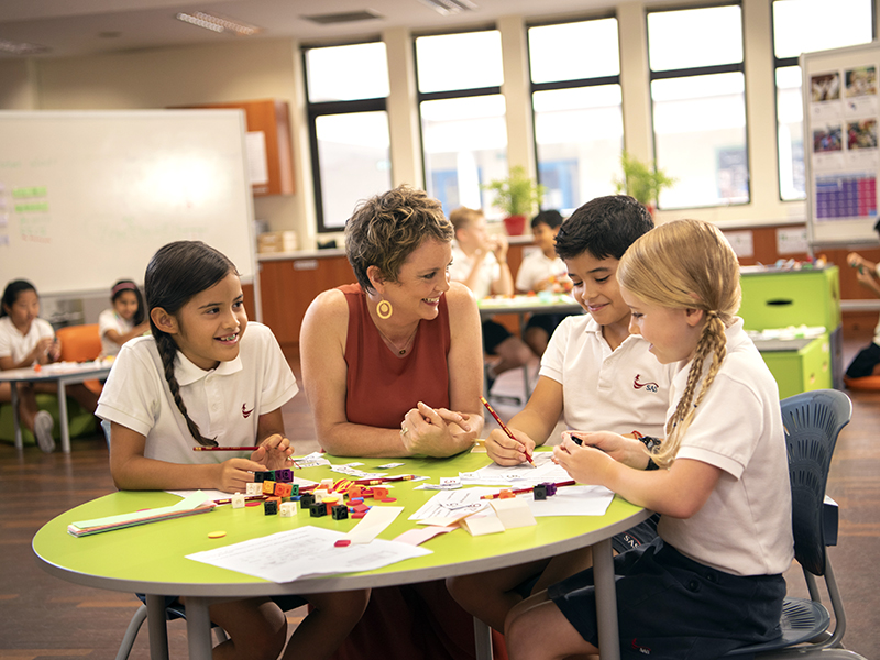 image of teacher providing learning support programme to students - SAS