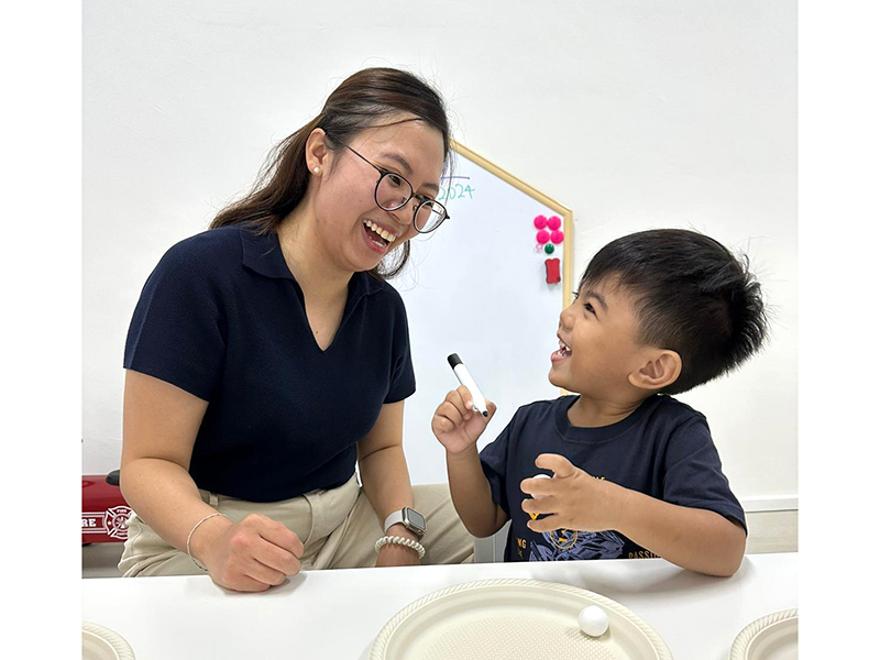 learning support programme educators interacting with child - DICE Early Intervention & Therapy