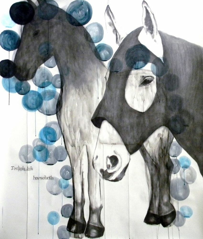 Tedjakula's Horsebath, by Frances Alleblas