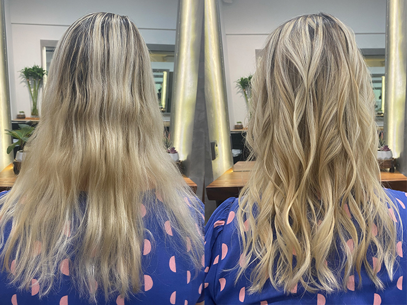 kelture blow dry in singapore before and after