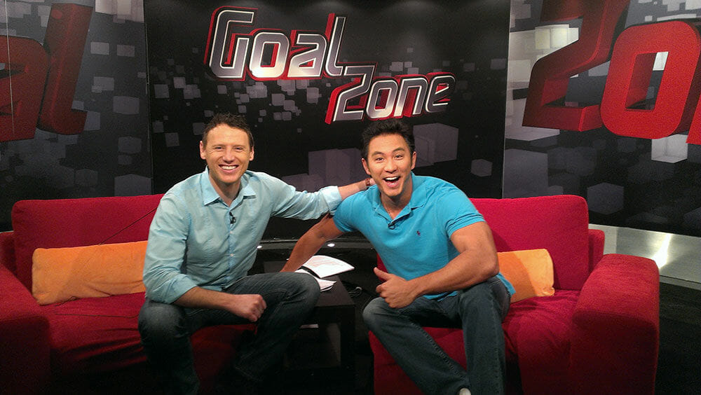 PJ is a regular face on Mio TV’s Sunday morning show Goal Zone with Dom Lau