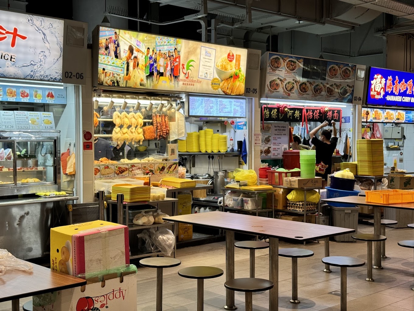 best hawker centres, Market Street Hawker Centre