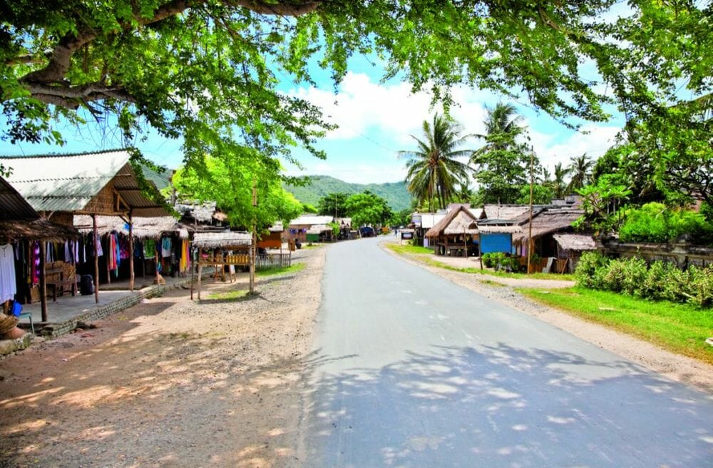lombok, village 