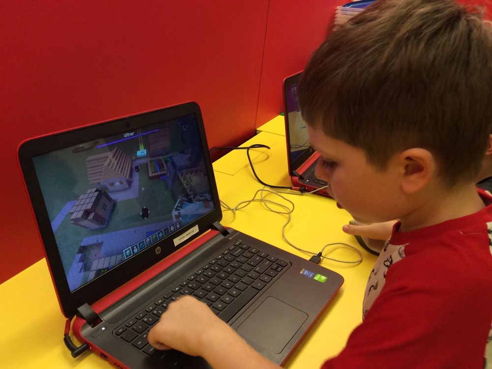 Creating video games at the Children's Worklab