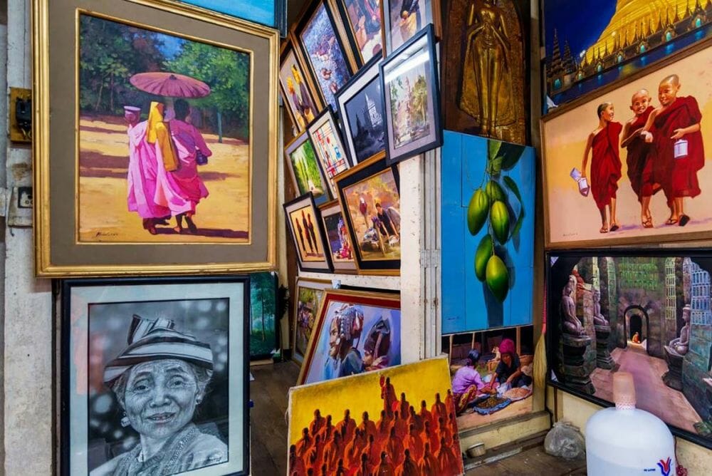 art gallery in myanmar