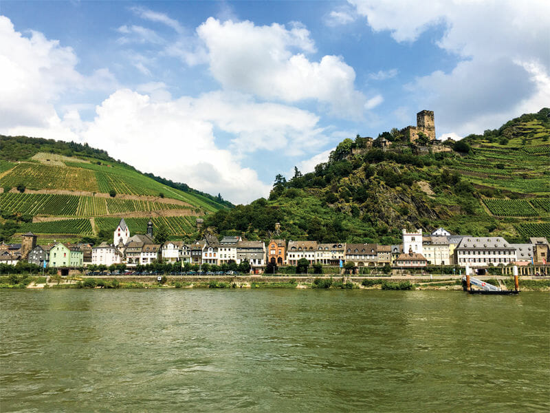 View along Rhine River