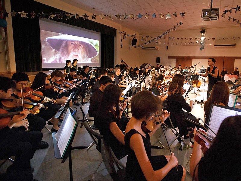 SJI International High School Orchestra music classes