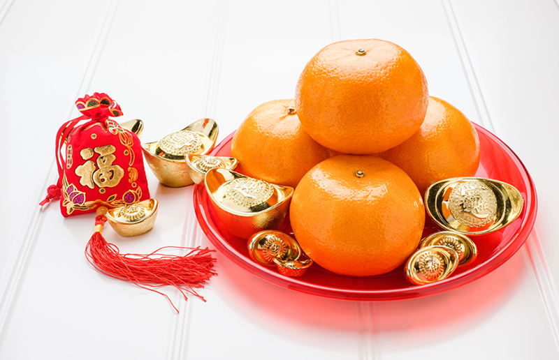 Chinese new year oranges