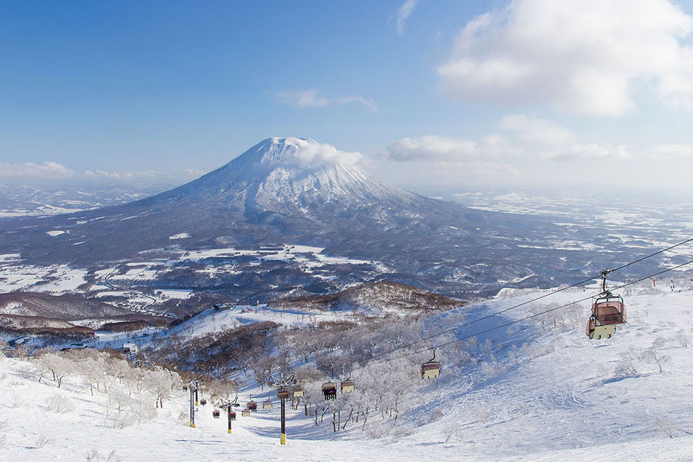Niseko skiing resort in Japan
