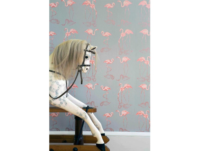 E&A Interiors Flamingo wallpaper