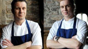 UK celebrity chefs Chris and James Tanner