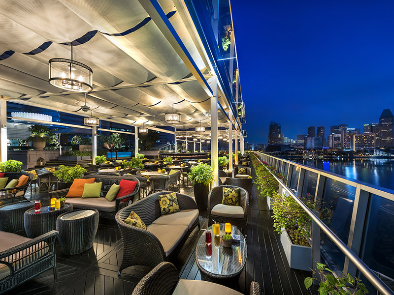 Lantern, The Fullerton Bay Hotel Singapore - best bars in singapore - rooftop bar