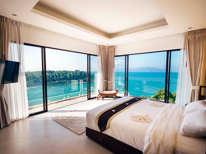 Villa Tasanee bedroom views