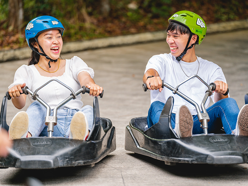 Skyline luge sentosa fun activities to do for couples