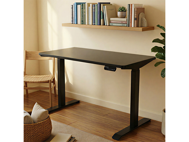 black home office desk
