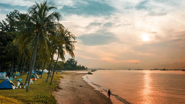 East Coast park beach