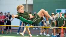 high jump physical education at schools in Singapore - SJI International