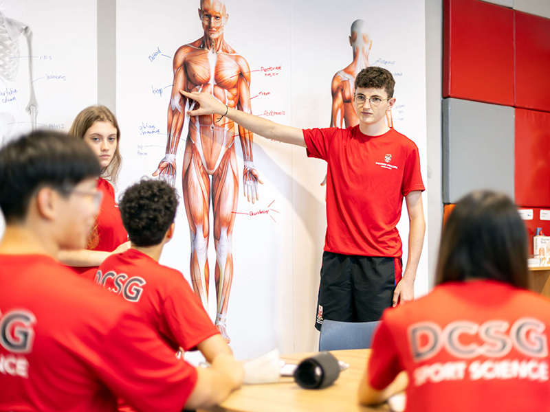 sports education for international students at Dulwich College SG