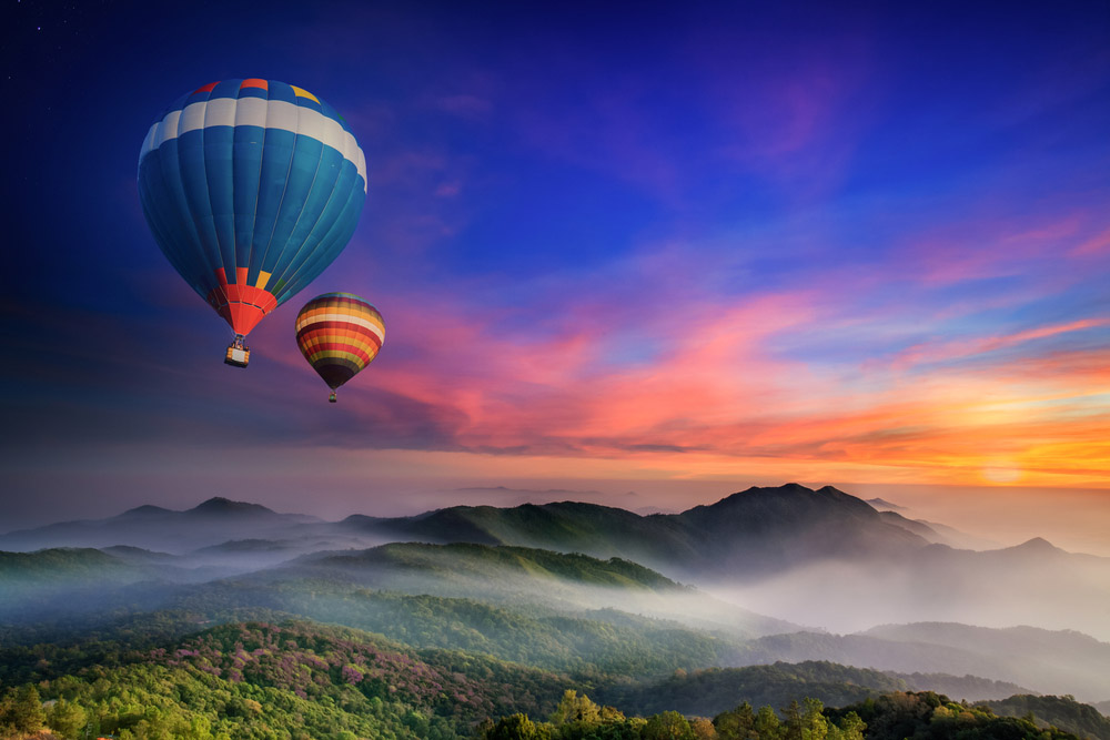Hot-air ballooning in Asia - Chiang Mai