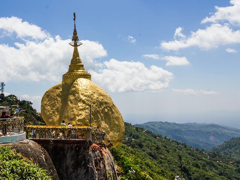 Myanmar Kyaiktiyo Golden Rock
