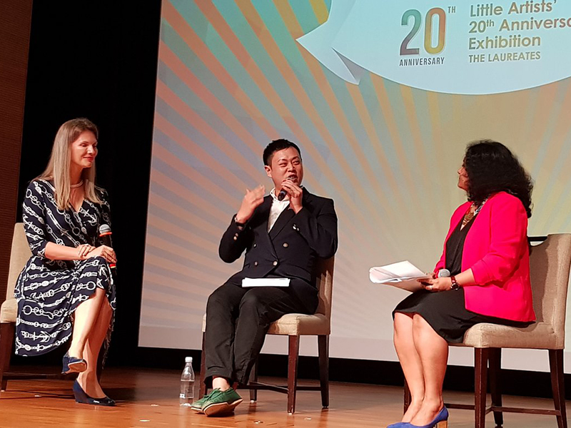 Alan Koh, Director, Affordable Art Fair and Saskia Joosse, Owner, Pop and Contemporary Fine Art, discuss how artists can get showcased at events, stand out from their peers and stay relevant to the scene in the “Who Wants Me?” panel discussion.