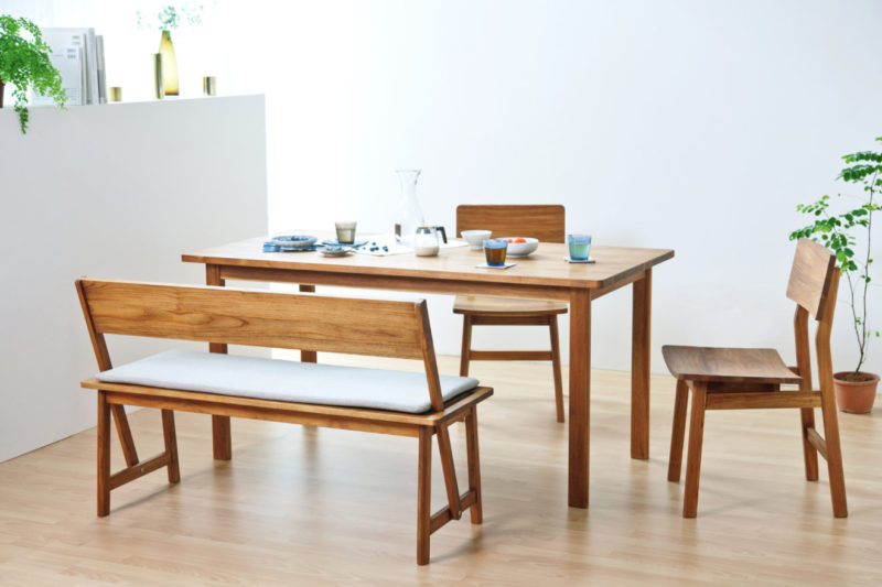 Scanteak dining set_ Duo Swivel Bench, Mono Dining Chair and Mono Dining Table, ready for Christmas, Christmas planning