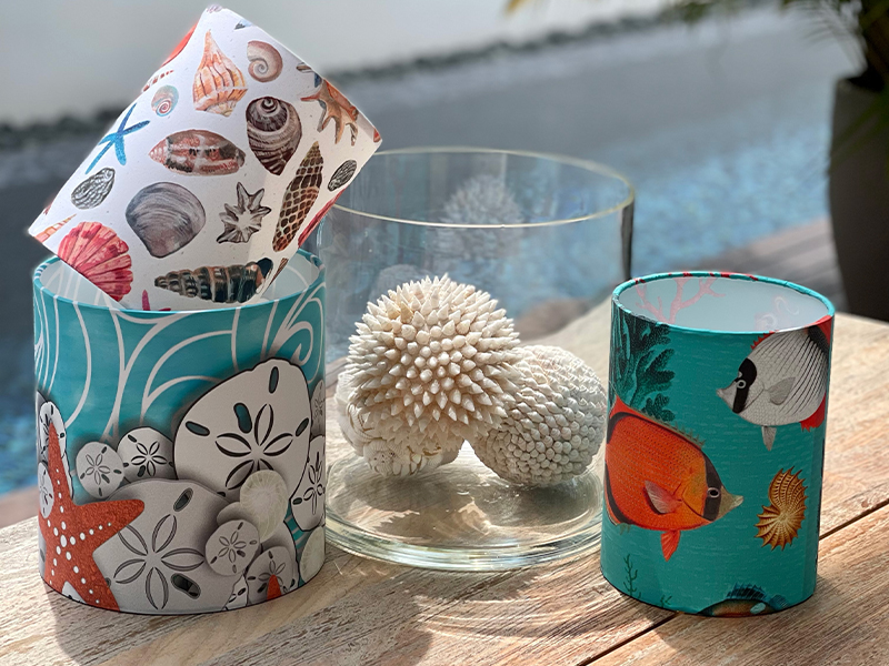 Singapore lighting shops create Under the Sea themed shades for your home.