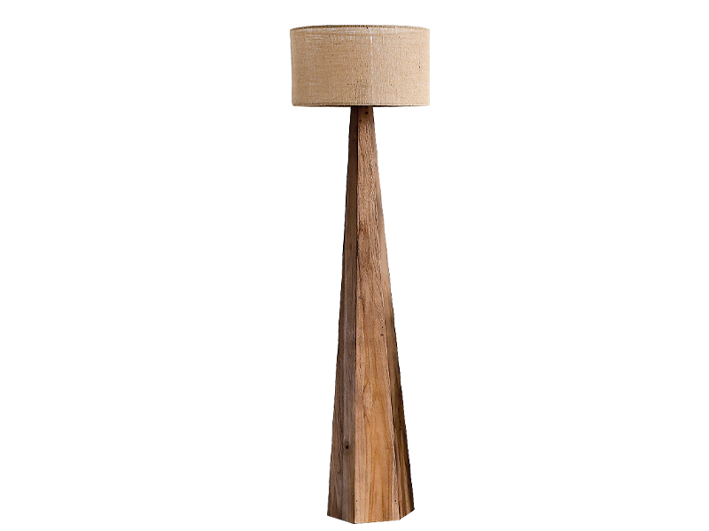 Singapore lighting creates standing lamps with beautiful wood.