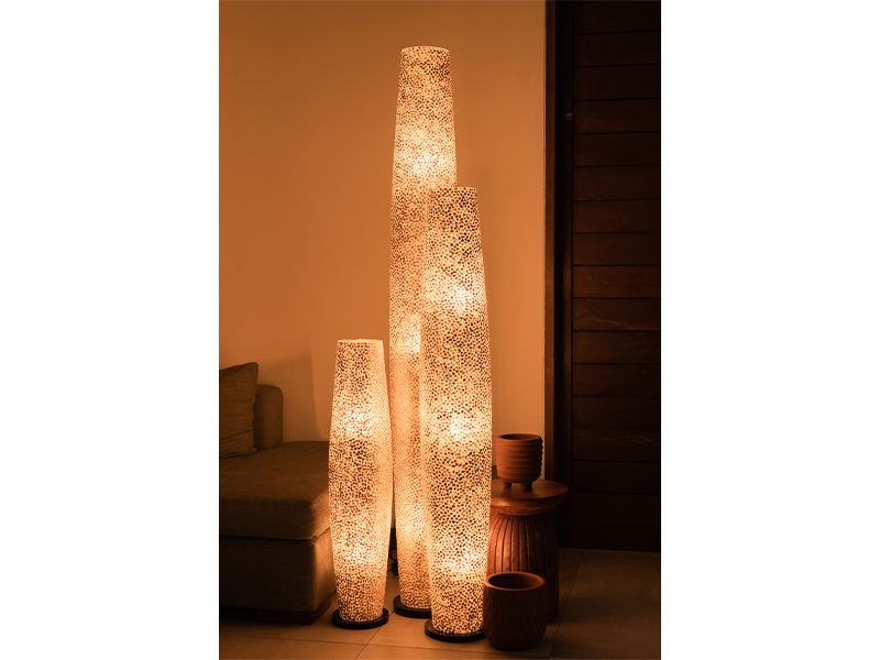 Add glow to any space with these floor lamps from Singapore