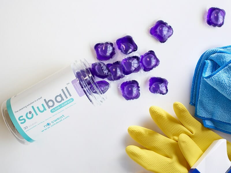 home cleaning product soluball