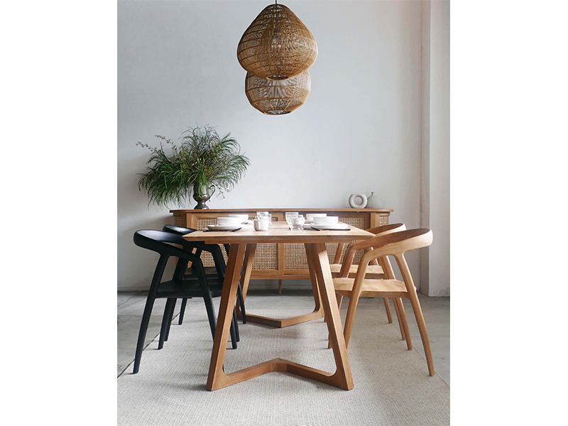 Venus Dining Table  SGD 1,245, Solid Teak Wood