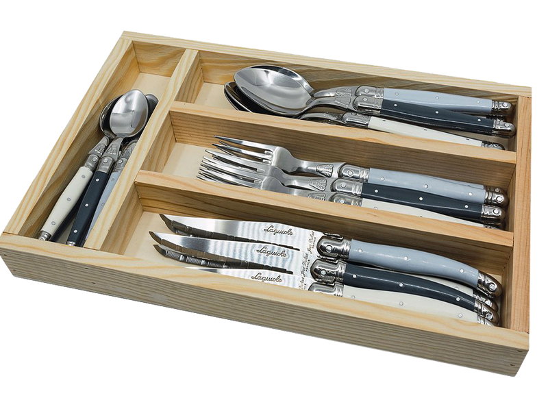 Jean Dubost cutlery set of 24, inspired by traditional peasant tools, $395, House of AnLi