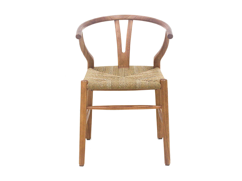Lombok dining chair in mindi wood, and synthetic seagrass seats, handmade in Indonesia, $390, The Furniture Makers