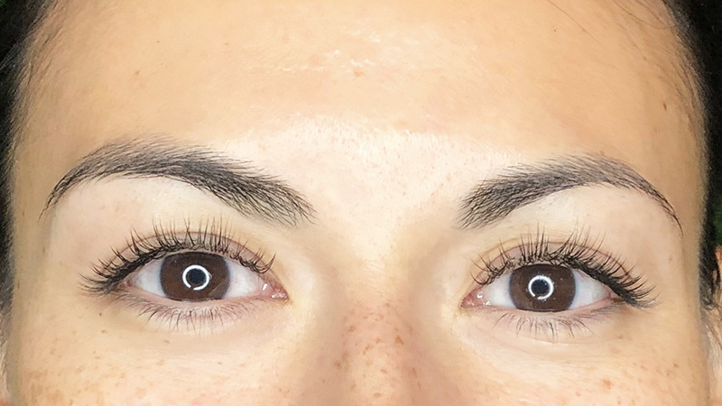 lash company review lash extensions after