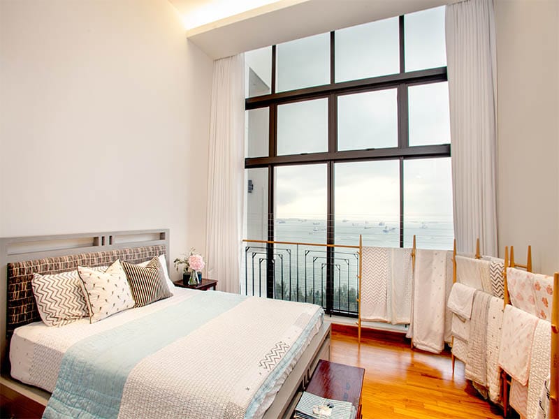 East Coast Penthouse guest bedroom