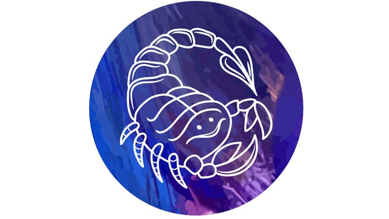 image of scorpio horoscope symbol