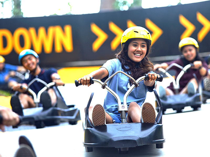 Skyline Luge Sentosa things to do for teenagers in Singapore