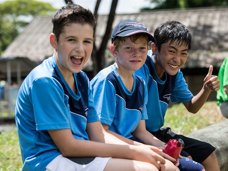 image of Tanglin Trust school male students for exam advice story