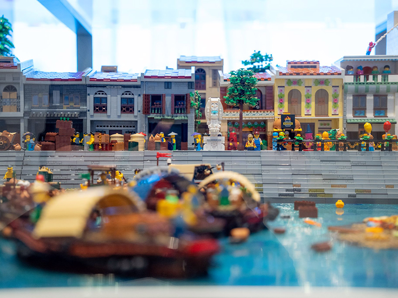 Lego mural at National Museum - what to do on National Day