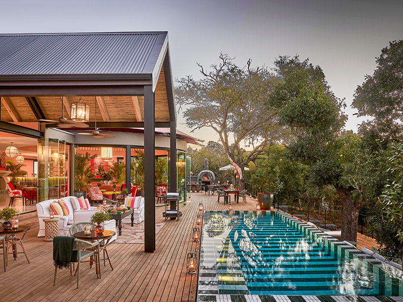 Pool at Masiya's - Africa safari